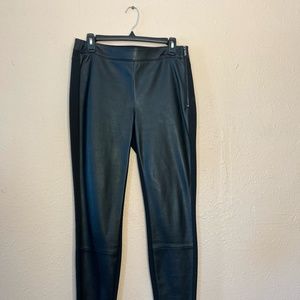 Faux leather pants from White House Black Market's